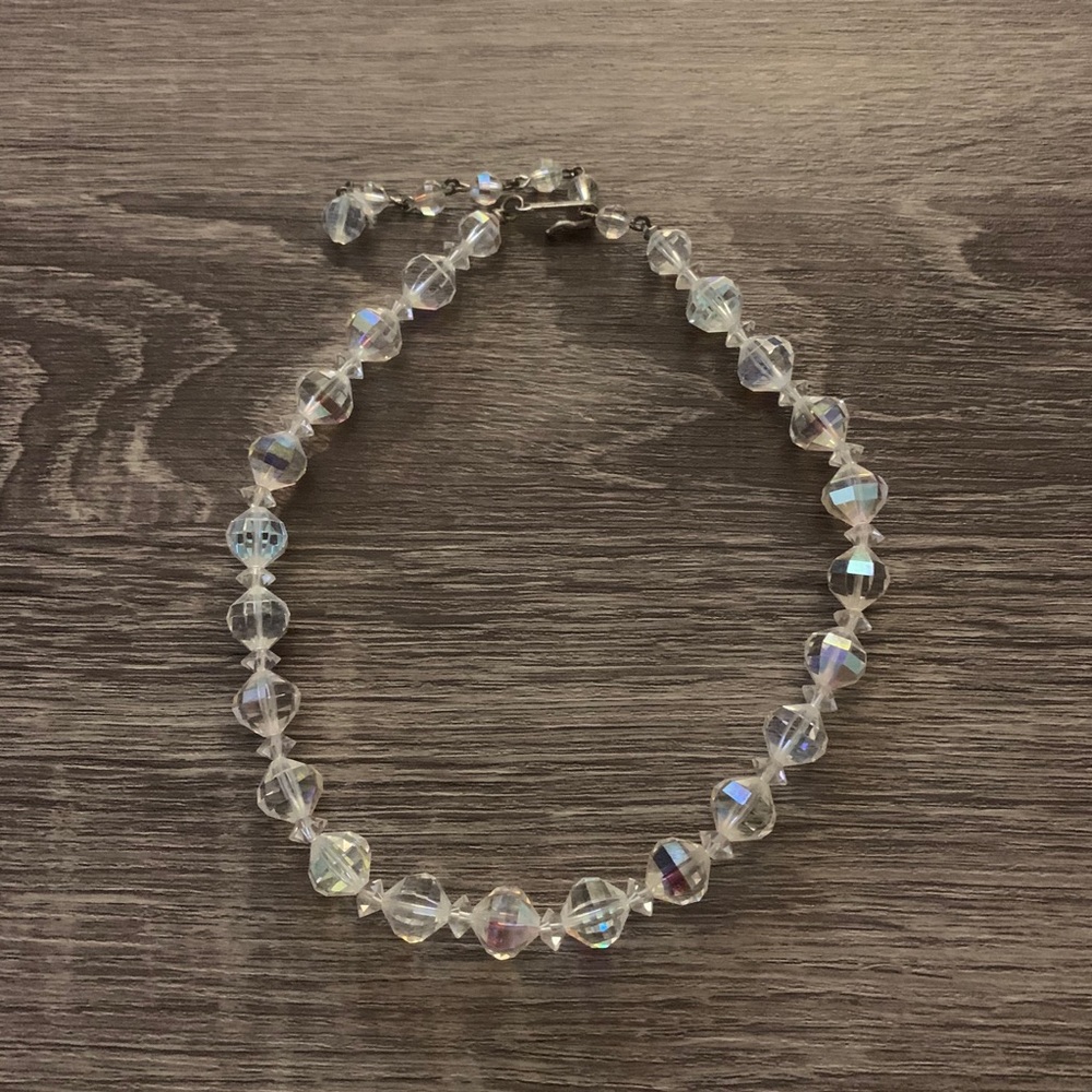 Clear bead choker